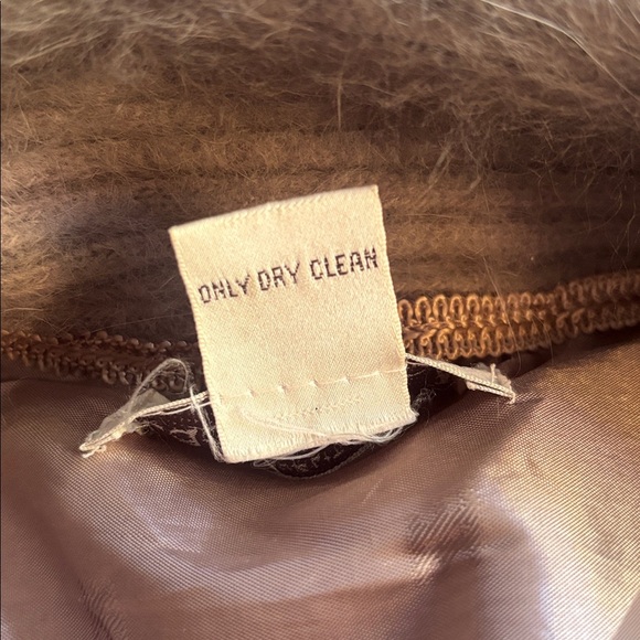 Lady Monica|Vintage 80% Angora Rabbit Hair Beaded Laced Oversized Cardigan SzM/L - Picture 12 of 15